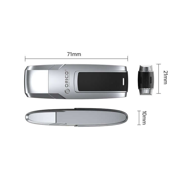 ORICO UFS Flash Drive, Read: 411MB/s, Write: 350MB/s, Memory:256GB, Port:Type-C(Silver) - USB Flash Drives by ORICO | Online Shopping UK | buy2fix