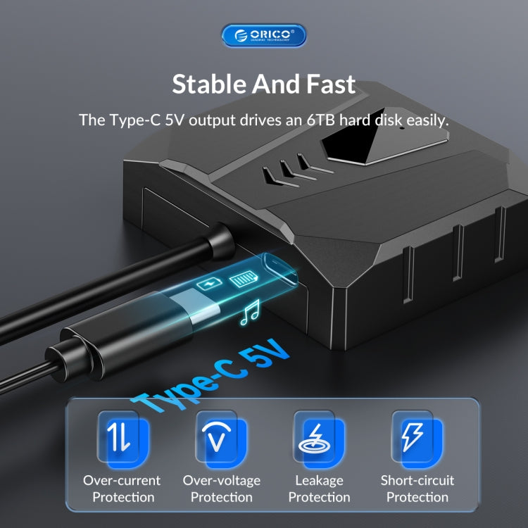 ORICO UTS2 USB 2.0 2.5-inch SATA HDD Adapter, Cable Length:0.3m - USB to IDE / SATA by ORICO | Online Shopping UK | buy2fix