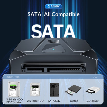 ORICO UTS2 USB 2.0 2.5-inch SATA HDD Adapter, Cable Length:0.3m - USB to IDE / SATA by ORICO | Online Shopping UK | buy2fix