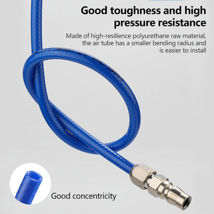 LAIZE High Pressure Flexible Polyurethane Pneumatic Tubing with Connector, Specification:12x8mm, 20m - PU Air Pipe by LAIZE | Online Shopping UK | buy2fix