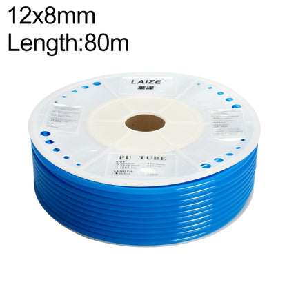 LAIZE Pneumatic Compressor Air Flexible PU Tube, Specification:12x8mm, 80m(Blue) - PU Air Pipe by LAIZE | Online Shopping UK | buy2fix