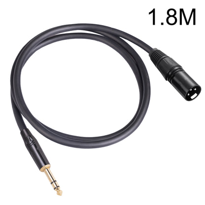 TC145BK19 6.35mm 1/4 inch TRS Male to XLR 3pin Male Audio Cable, Length:1.8m - Consumer Electronics by buy2fix | Online Shopping UK | buy2fix