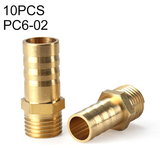PC6-02 LAIZE 10pcs Pneumatic Components Pagoda PC External Thread -  by LAIZE | Online Shopping UK | buy2fix