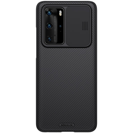 For Huawei P40 Pro NILLKIN Black Mirror Series Camshield Full Coverage Dust-proof Scratch Resistant Mobile Phone Case(Black) - Huawei Cases by NILLKIN | Online Shopping UK | buy2fix