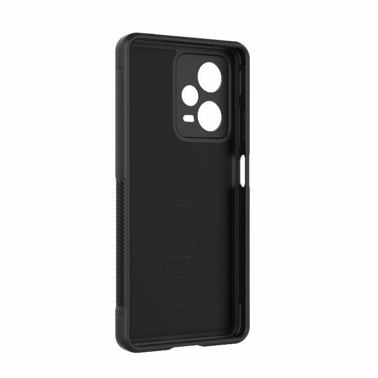 For Xiaomi Redmi Note 12 Pro+ China / Global Magic Shield TPU + Flannel Phone Case(Red) - Note 12 Pro+ Cases by buy2fix | Online Shopping UK | buy2fix