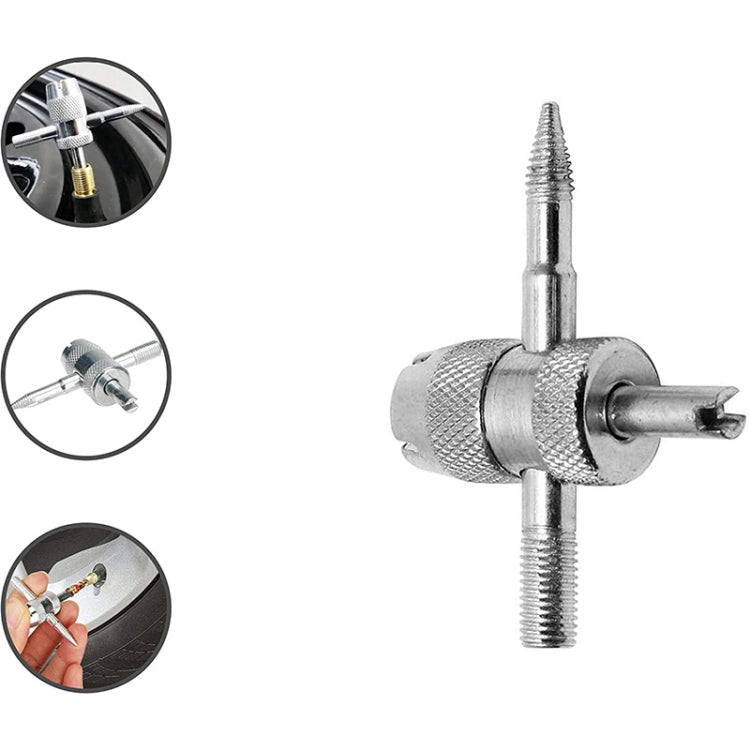 6 in 1 Tire Valve Core Removal and Installation Tool - In Car by buy2fix | Online Shopping UK | buy2fix