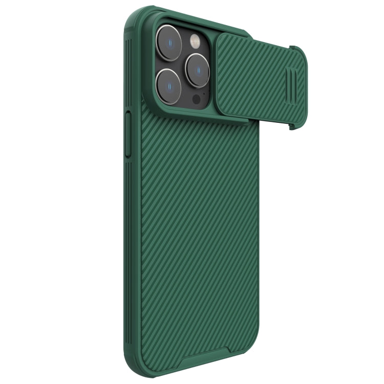 For iPhone 14 Pro Max NILLKIN CamShield S Magnetic Magsafe Case(Green) - iPhone 14 Pro Max Cases by NILLKIN | Online Shopping UK | buy2fix