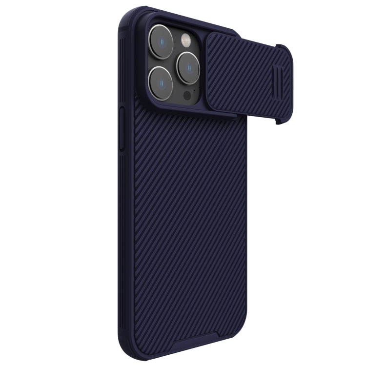 For iPhone 14 Pro Max NILLKIN CamShield S PC Phone Case(Royal Blue) - iPhone 14 Pro Max Cases by NILLKIN | Online Shopping UK | buy2fix