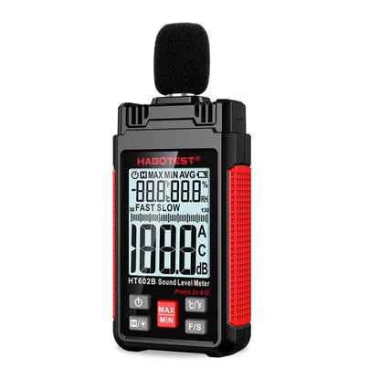 HABOTEST HT602B Multifunctional Digital Display Noise Decibel Tester - Light & Sound Meter by HABOTEST | Online Shopping UK | buy2fix