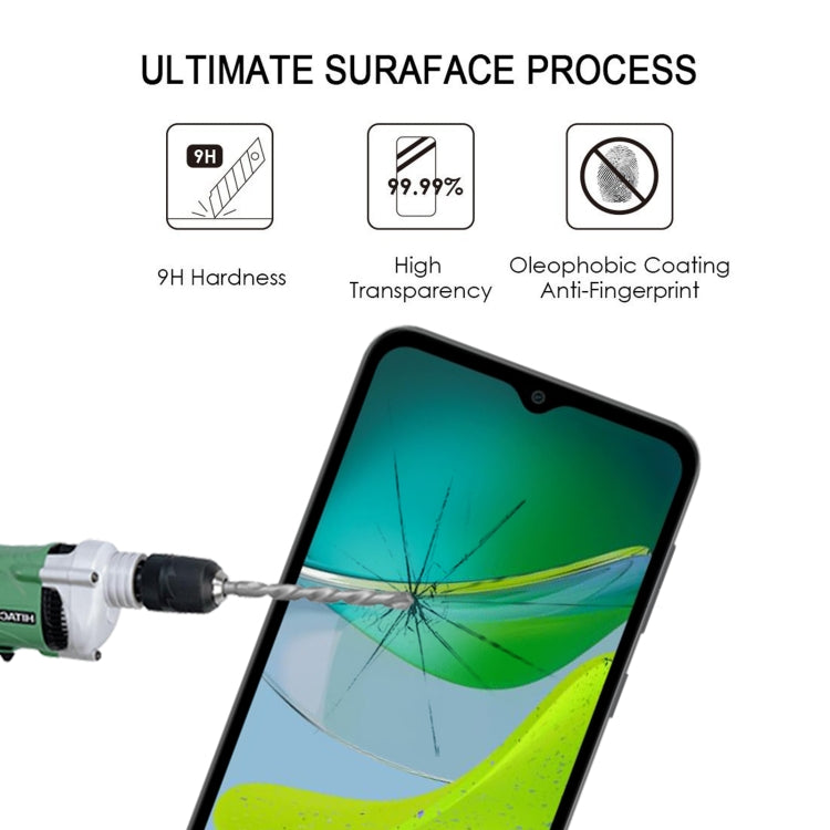 For Motorola Moto E13 25pcs Full Glue Full Screen Tempered Glass Film - Motorola Tempered Glass by buy2fix | Online Shopping UK | buy2fix