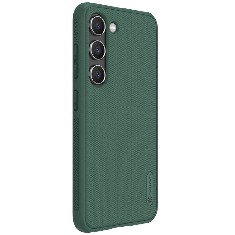 For Samsung Galaxy S23 5G NILLKIN Super Frosted Shield Pro PC + TPU Phone Case(Green) - Galaxy S23 5G Cases by NILLKIN | Online Shopping UK | buy2fix