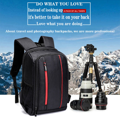 Outdoor Camera Backpack Waterproof Photography Camera Shoulders Bag, Size:45x32x18cm(Red) - Backpack by buy2fix | Online Shopping UK | buy2fix