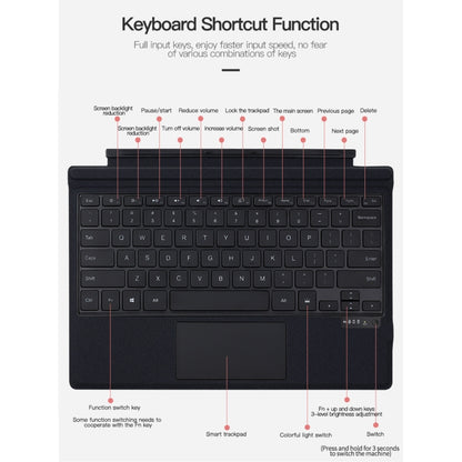 For Microsoft Surface Pro 3 / 4 / 5 / 6 / 7 / 7+ Magnetic Bluetooth Keyboard - Others Keyboard by buy2fix | Online Shopping UK | buy2fix