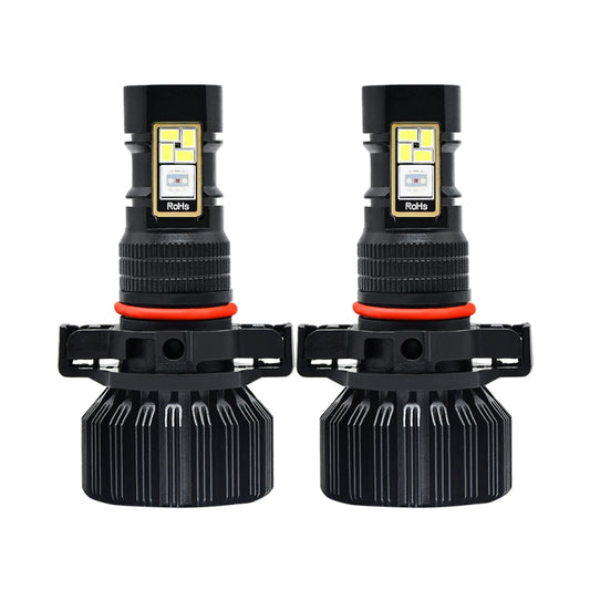 EV23 1 Pair 5202 60W / 15000LM / DC 9-16V IP68 Waterproof Car RGB Fog Light - In Car by buy2fix | Online Shopping UK | buy2fix