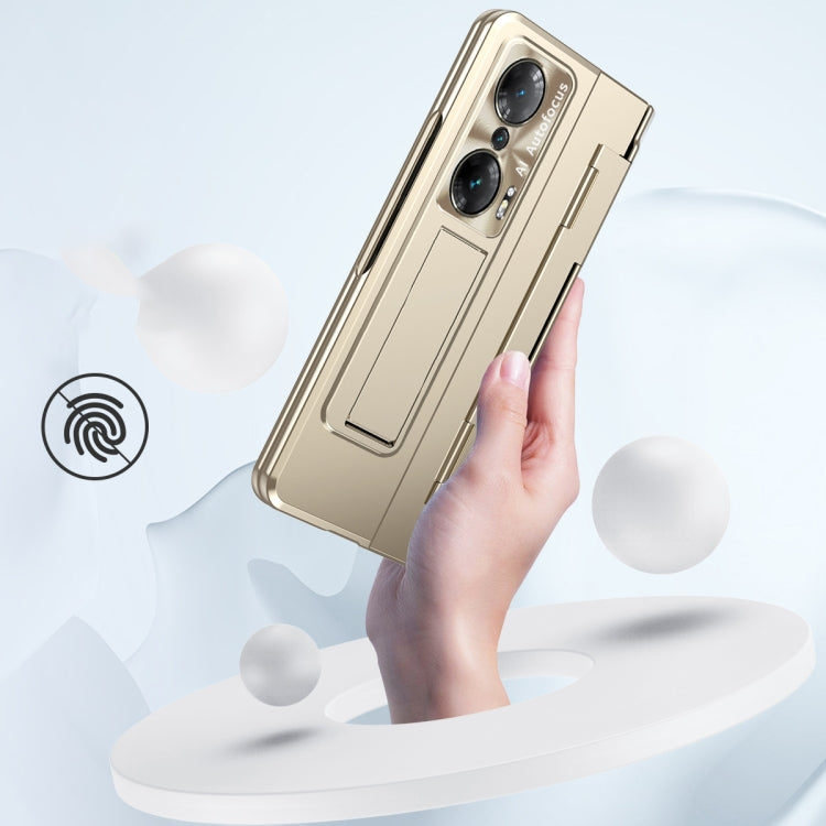 For Honor Magic Vs Integrated Folding Hinge Phone Case with Stylus(Champagne Gold) - Honor Cases by buy2fix | Online Shopping UK | buy2fix