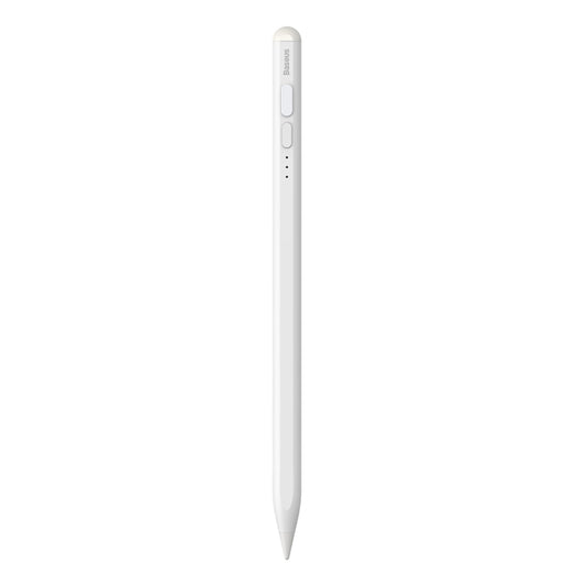 Baseus SXBC060402 2 Series LED Indicators Smooth Capacitive Writing Stylus, Active + Anti-Mistaken Touch Version(White) - Stylus Pen by Baseus | Online Shopping UK | buy2fix