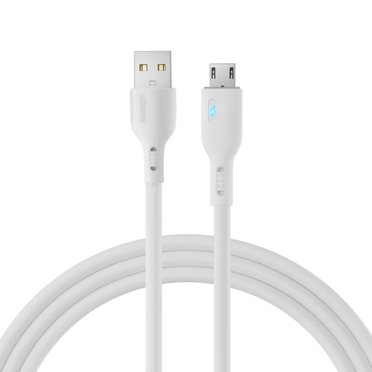 JOYROOM S-UM018A13 2.4A USB to Micro USB Fast Charging Data Cable, Length:1.2m(White) -  by JOYROOM | Online Shopping UK | buy2fix