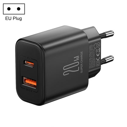 J0YROOM TCF05 20W USB+USB-C/Type-C Fast Charger, Specification:EU Plug(Black) -  by JOYROOM | Online Shopping UK | buy2fix