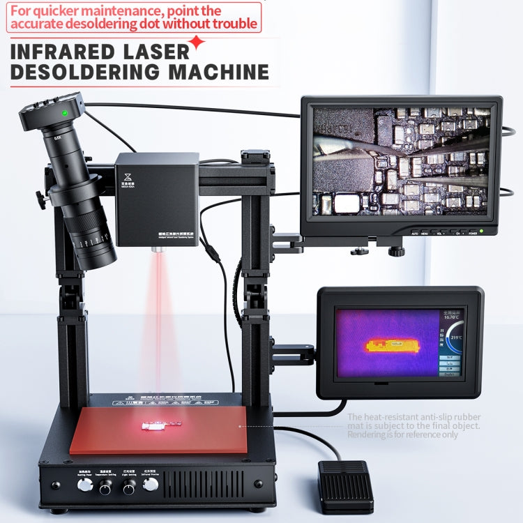 Mega-idea Intelligent Infrared Laser Desoldering Machine, Model:With Microscope Set(US Plug) - Repair & Spare Parts by QIANLI | Online Shopping UK | buy2fix