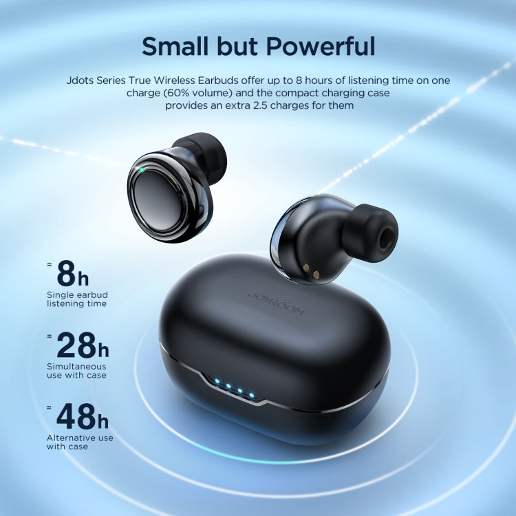 JOYROOM JR-DB1 Jdots Series True Wireless Bluetooth Earphones(Black) - Bluetooth Earphone by JOYROOM | Online Shopping UK | buy2fix