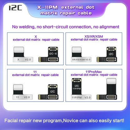 For iPhone 11 Pro / 11 Pro Max i2C MC12 SK-BOX Dot-matrix Flex Cable V2.0 - Repair & Spare Parts by buy2fix | Online Shopping UK | buy2fix