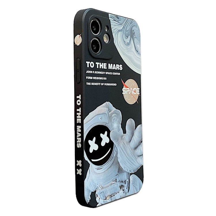 For iPhone 6 Plus Martian Astronaut Pattern Shockproof Phone Case(Black) - More iPhone Cases by buy2fix | Online Shopping UK | buy2fix