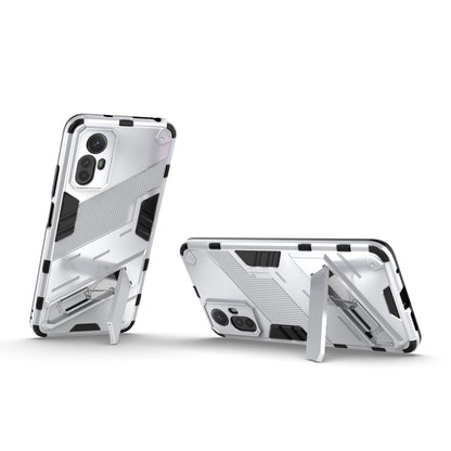 For Xiaomi Redmi Note 12S 4G Punk Armor 2 in 1 PC + TPU Phone Case(White) - Xiaomi Cases by buy2fix | Online Shopping UK | buy2fix