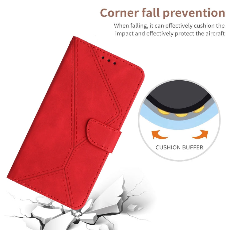 For Xiaomi 13 Ultra Stitching Embossed Leather Phone Case(Red) - 13 Ultra Cases by buy2fix | Online Shopping UK | buy2fix