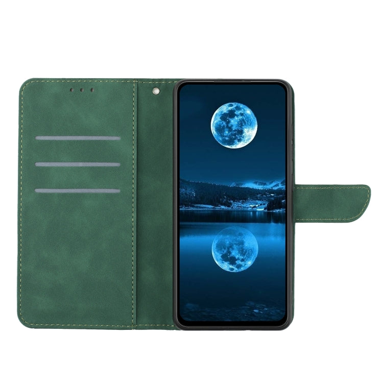 For Xiaomi 13 Ultra Stitching Embossed Leather Phone Case(Green) - 13 Ultra Cases by buy2fix | Online Shopping UK | buy2fix