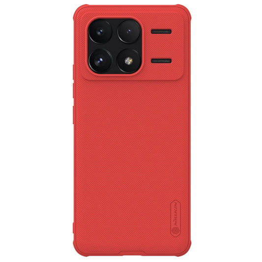 For Xiaomi Redmi K70 / K70 Pro NILLKIN Frosted Shield Pro PC + TPU Phone Case(Red) - K70 Pro Cases by NILLKIN | Online Shopping UK | buy2fix