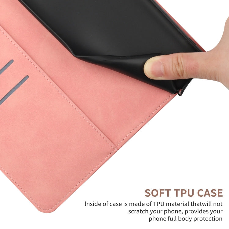 For TCL 30 SE / 30E /306/305 Stitching Embossed Leather Phone Case(Pink) - More Brand by buy2fix | Online Shopping UK | buy2fix