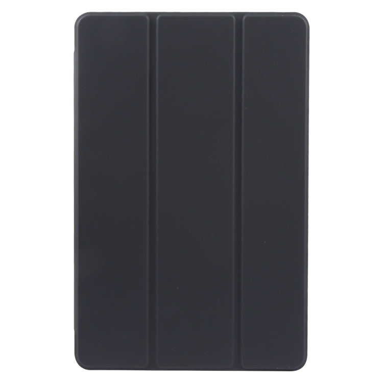 For Xiaomi Pad 6 / Pad 6 Pro Three-fold Holder Flip Tablet Leather Case(Black) -  by buy2fix | Online Shopping UK | buy2fix