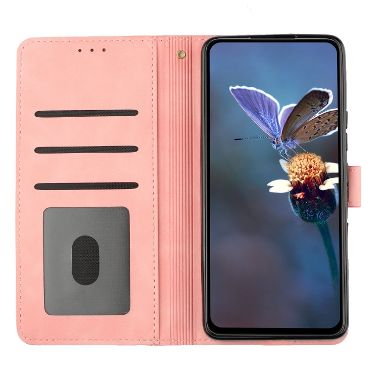 For Xiaomi Redmi Note 11 Pro 5G Global Flower Embossing Pattern Leather Phone Case(Pink) - Redmi Note 11 Pro Case by buy2fix | Online Shopping UK | buy2fix