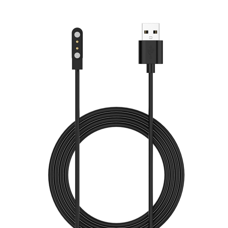 For Kieslect Smart Watch K10 / K11 Smart Watch Magnetic Charging Cable, Length:1m(Black) - Charger by buy2fix | Online Shopping UK | buy2fix