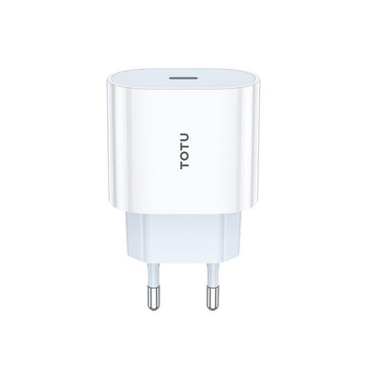 TOTU ZC32 PD 20W Type-C Port Charger, Specification:EU Plug(White) - USB Charger by TOTUDESIGN | Online Shopping UK | buy2fix