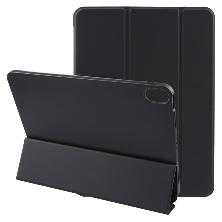 For iPad 10.9 2022 / Air 5 / Air 4 GEBEI 3-folding Holder Shockproof Flip Leather Tablet Case(Black) - iPad Air (2022) / (2020) 10.9 Cases by GEBEI | Online Shopping UK | buy2fix