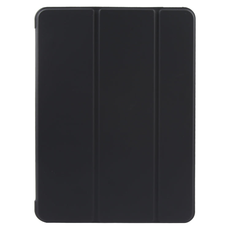 For iPad 10.9 2022 / Air 5 / Air 4 GEBEI 3-folding Holder Shockproof Flip Leather Tablet Case(Black) - iPad Air (2022) / (2020) 10.9 Cases by GEBEI | Online Shopping UK | buy2fix