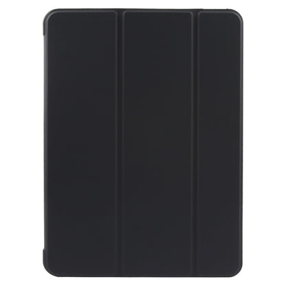 For iPad 10.9 2022 / Air 5 / Air 4 GEBEI 3-folding Holder Shockproof Flip Leather Tablet Case(Black) - iPad Air (2022) / (2020) 10.9 Cases by GEBEI | Online Shopping UK | buy2fix