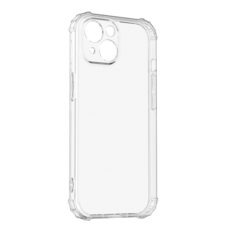 For iPhone 15 Four-Corner Shockproof Clear TPU Phone Case(Transparent) - iPhone 15 Cases by buy2fix | Online Shopping UK | buy2fix