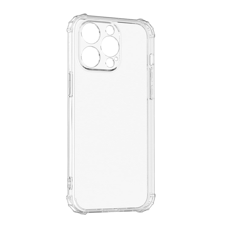 For iPhone 15 Pro Max Four-Corner Shockproof Clear TPU Phone Case(Transparent) - iPhone 15 Pro Max Cases by buy2fix | Online Shopping UK | buy2fix