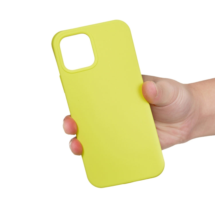 For iPhone 15 Plus Solid Color Silicone Phone Case(Lemon Yellow) - iPhone 15 Plus Cases by buy2fix | Online Shopping UK | buy2fix