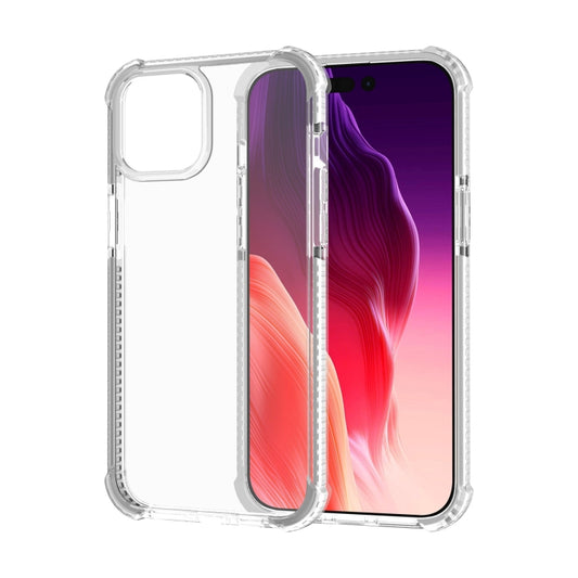 For iPhone 15 Four-corner Shockproof TPU + Acrylic Phone Case(Transparent) - iPhone 15 Cases by buy2fix | Online Shopping UK | buy2fix