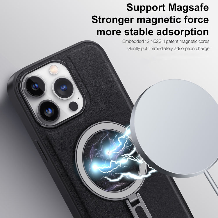 For iPhone 11 MagSafe Magnetic Holder Phone Case(Royal Blue) - iPhone 11 Cases by buy2fix | Online Shopping UK | buy2fix