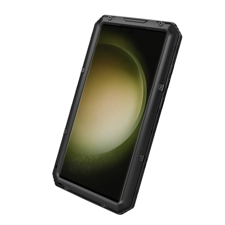 For Samsung Galaxy S23 Ultra 5G RedPepper Wolf 360 Full Body Rugged IP68 Waterproof Phone Case(Black) - Galaxy S23 Ultra 5G Cases by RedPepper | Online Shopping UK | buy2fix