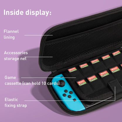 For Nintendo Switch Game Console Dragon Claw Pattern Storage Bag(Blue) - Bags by buy2fix | Online Shopping UK | buy2fix