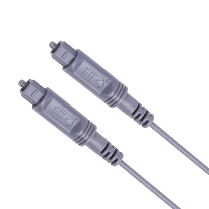 30m EMK OD2.2mm Digital Audio Optical Fiber Cable Plastic Speaker Balance Cable(Silver Grey) - Audio Optical Cables by EMK | Online Shopping UK | buy2fix