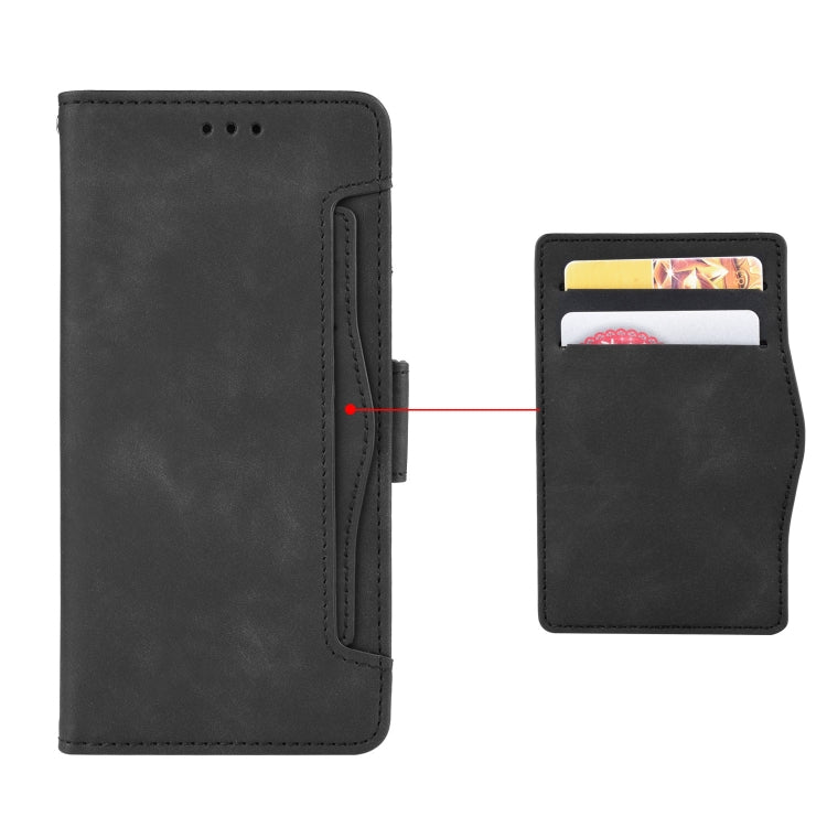 For ZTE Blade L220 Skin Feel Calf Texture Card Slots Leather Phone Case(Black) - ZTE Cases by buy2fix | Online Shopping UK | buy2fix