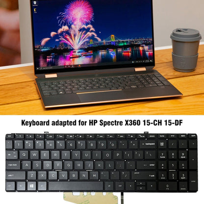 For HP Spectre X360 15-CH US Version Laptop Backlight Keyboard - HP Spare Parts by buy2fix | Online Shopping UK | buy2fix