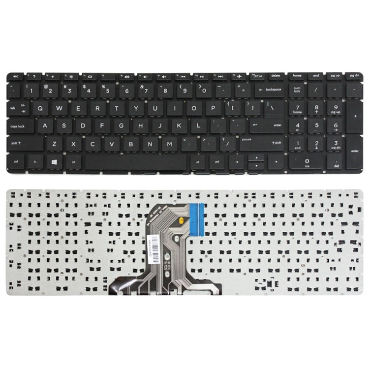 For HP 15-AC / 15-AF US Version Laptop Keyboard - HP Spare Parts by buy2fix | Online Shopping UK | buy2fix