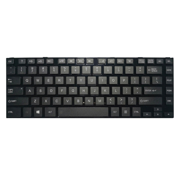 For TOSHIBA L840 / L800 Laptop Keyboard with Frame - Replacement Keyboards by buy2fix | Online Shopping UK | buy2fix